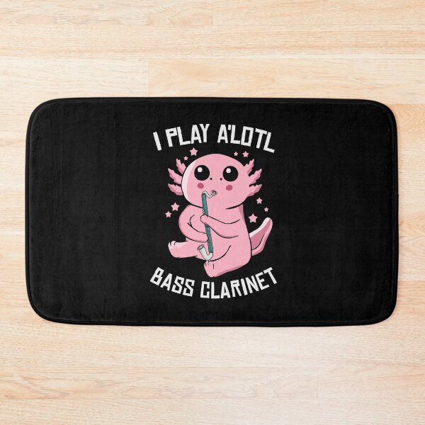Item preview, Axolotl Bass Clarinet Player Kids Music Orchestra Bass Clarinet designed and sold by DSWShirts.
