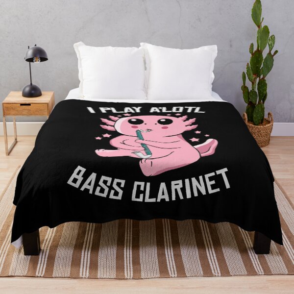 Item preview, Axolotl Bass Clarinet Player Kids Music Orchestra Bass Clarinet designed and sold by DSWShirts.