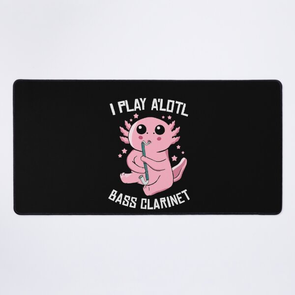 Item preview, Axolotl Bass Clarinet Player Kids Music Orchestra Bass Clarinet designed and sold by DSWShirts.