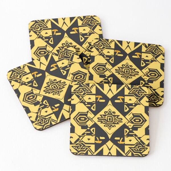 Item preview, pattern in black and yellow designed and sold by AnnabellaRh.