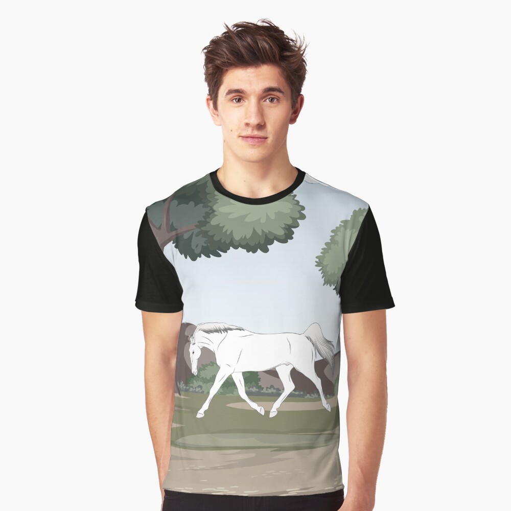 Aperçu de l'œuvre T-shirt graphique créée et vendue par WebEquitation.
