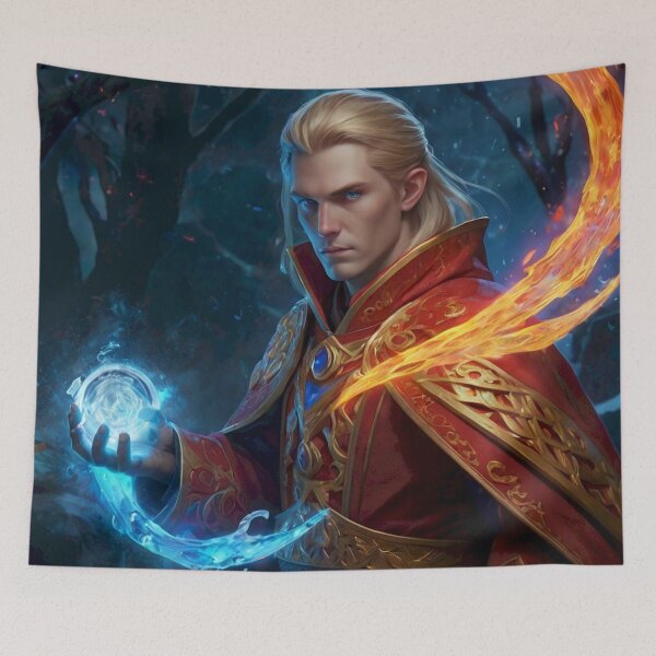 Item preview, Invoker – The Grand Magus | Dota 2 Gamer Art & Fantasy Hero Print designed and sold by Dota2Dot..