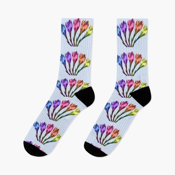Item preview, Colorful spring bouquet of crocus flowers designed and sold by mariya-ivanova.