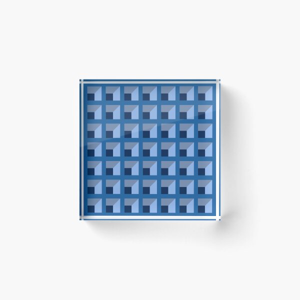 Artikelvorschau, Blue Color Block Pattern entworfen und verkauft von SwellGoodsArt.