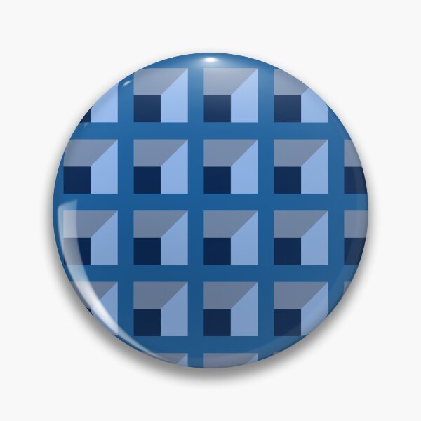 Item preview, Blue Color Block Pattern designed and sold by SwellGoodsArt.
