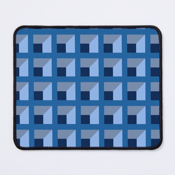 Item preview, Blue Color Block Pattern designed and sold by SwellGoodsArt.
