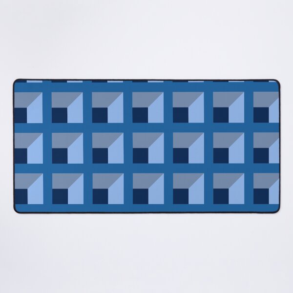 Item preview, Blue Color Block Pattern designed and sold by SwellGoodsArt.