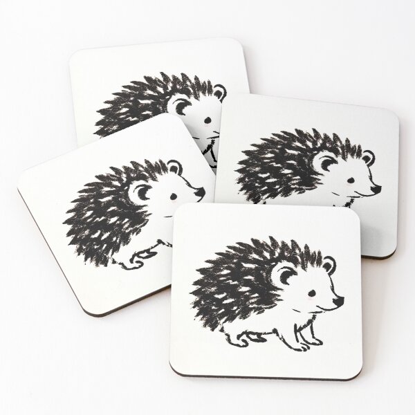 Item preview, Cute Hedgehog Ink Sketch designed and sold by SunkenCost.