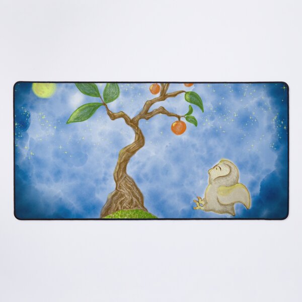 Item preview, An owl and a tree at dreamy night designed and sold by greenPQBstudio.
