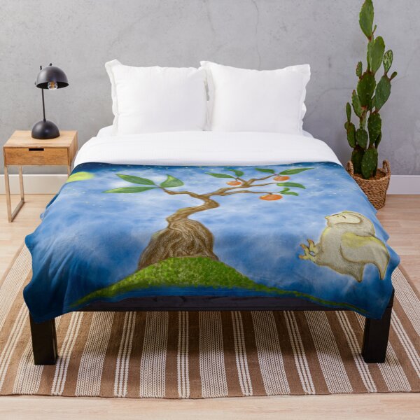Item preview, An owl and a tree at dreamy night designed and sold by greenPQBstudio.