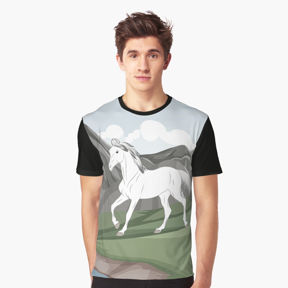 Aperçu de l'œuvre T-shirt graphique créée et vendue par WebEquitation.