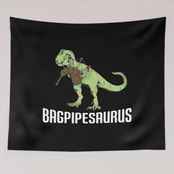 Item preview, Bagpipe Player Gift Kids Dinosaur Lover Bagpipes designed and sold by DSWShirts.