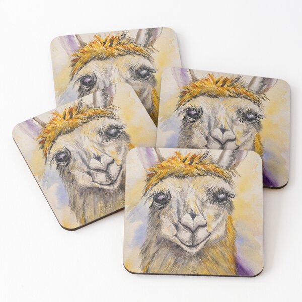 Item preview, Lama Portrait designed and sold by Ceri Jones.