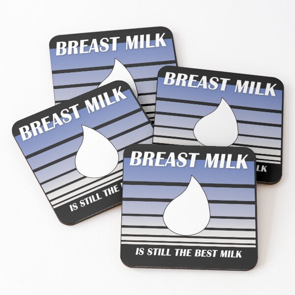 Item preview, Breast Milk is still the Best Milk (retro blue) designed and sold by WordyDreams.