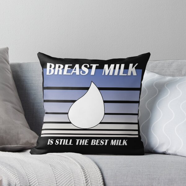 Item preview, Breast Milk is still the Best Milk (retro blue) designed and sold by WordyDreams.