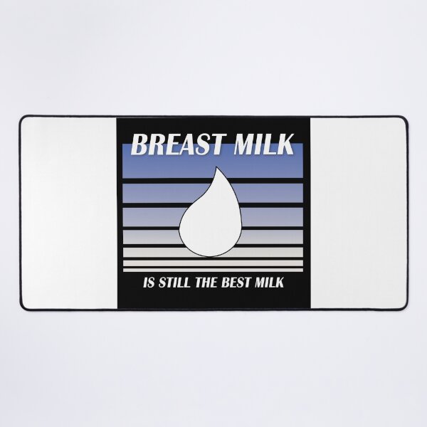 Item preview, Breast Milk is still the Best Milk (retro blue) designed and sold by WordyDreams.