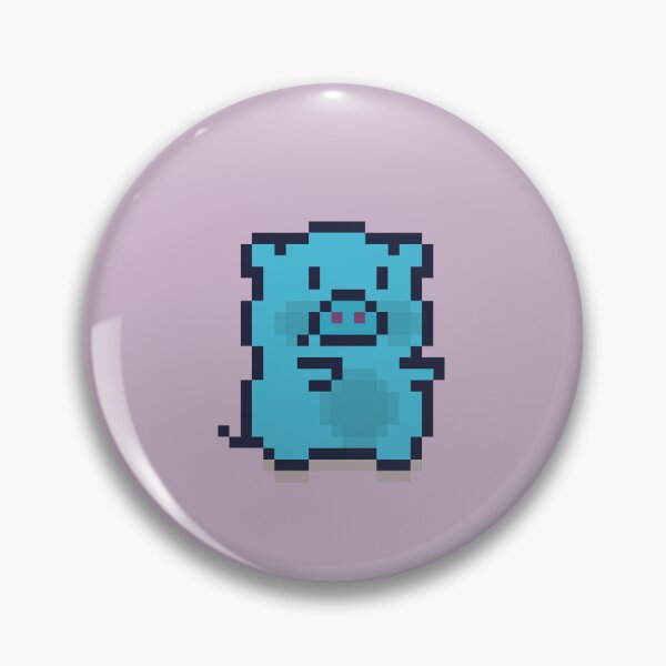 Item preview, Burtonesque Pig Pixel Art Version designed and sold by Riot-Lola.