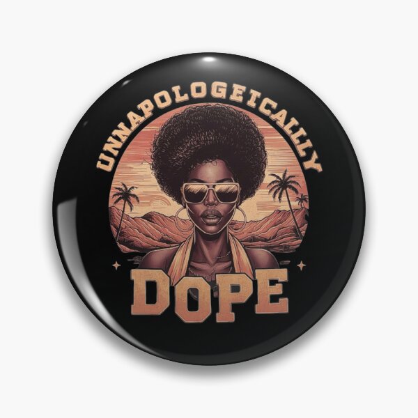 Item preview, Unapologetically Dope Afro Woman Art | Retro Melanin Queen Illustration | Empowerment Aesthetic Design designed and sold by love3617.