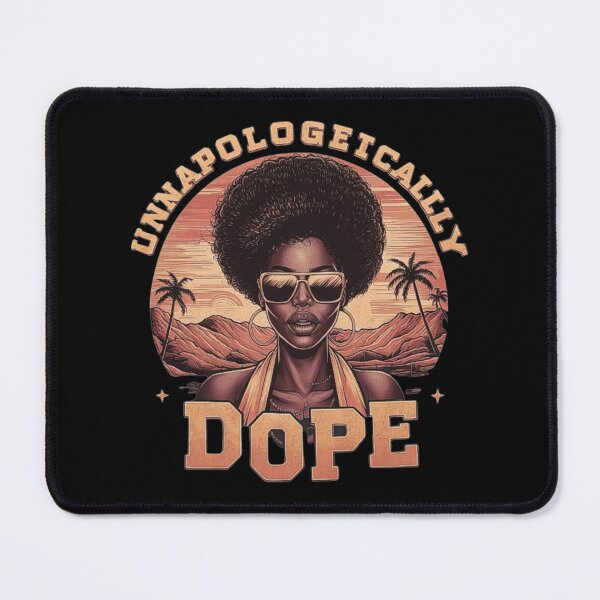 Item preview, Unapologetically Dope Afro Woman Art | Retro Melanin Queen Illustration | Empowerment Aesthetic Design designed and sold by love3617.