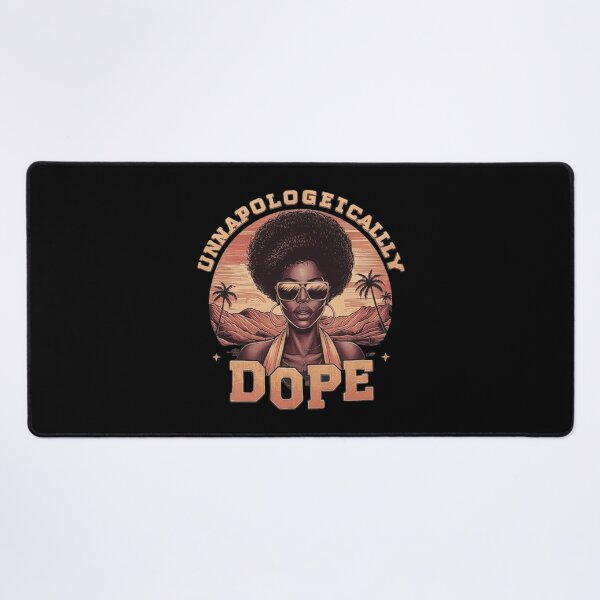 Item preview, Unapologetically Dope Afro Woman Art | Retro Melanin Queen Illustration | Empowerment Aesthetic Design designed and sold by love3617.