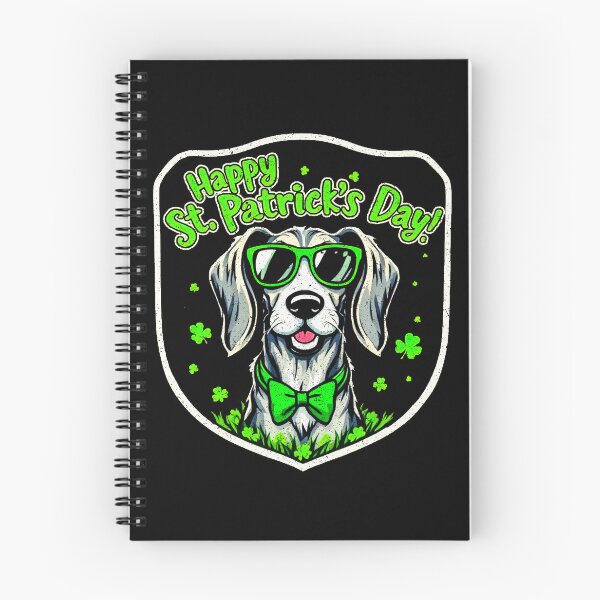 Item preview, St. Patrick’s Day Irish Wolfdog Distressed Print designed and sold by SteadyRolling.