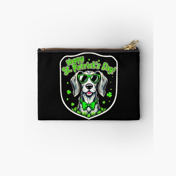 Item preview, St. Patrick’s Day Irish Wolfdog Distressed Print designed and sold by SteadyRolling.
