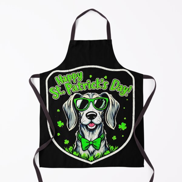 Item preview, St. Patrick’s Day Irish Wolfdog Distressed Print designed and sold by SteadyRolling.