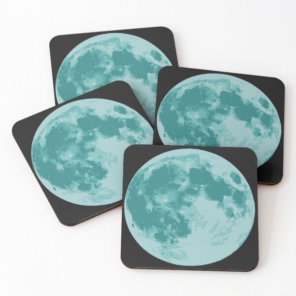 Item preview, Vector Teal Moon - Moon Texture - Camouflage Style designed and sold by chromavibes-art.