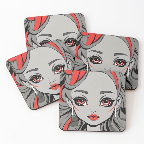 Item preview, Doll Face 3. 1980's graphic design. designed and sold by Shoot-The-Moon.
