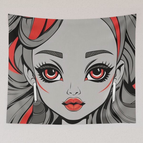 Item preview, Doll Face 3. 1980's graphic design. designed and sold by Shoot-The-Moon.
