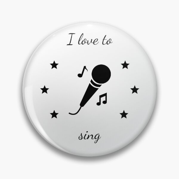 Item preview, I love to sing designed and sold by KWGD - Kelly Woodward Graphic Designer.