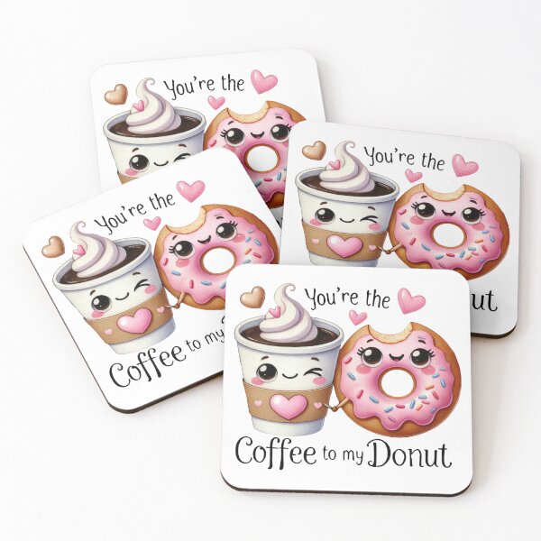 Item preview, Coffee to my Donut designed and sold by jellyink.