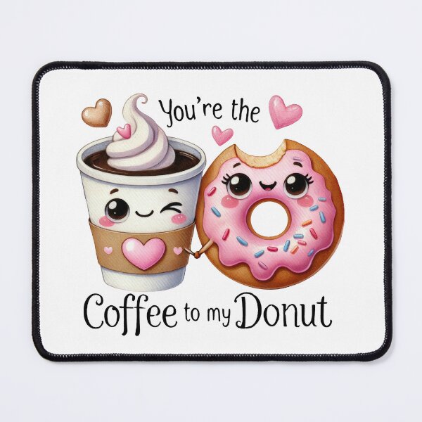 Item preview, Coffee to my Donut designed and sold by jellyink.