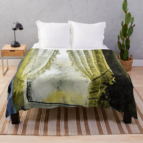 Item preview, Cozy window view with lace curtains and a tranquil setting designed and sold by GestaltImagery.