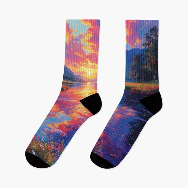Item preview, Sunset Mountain 1  designed and sold by Dawn van Doorn.
