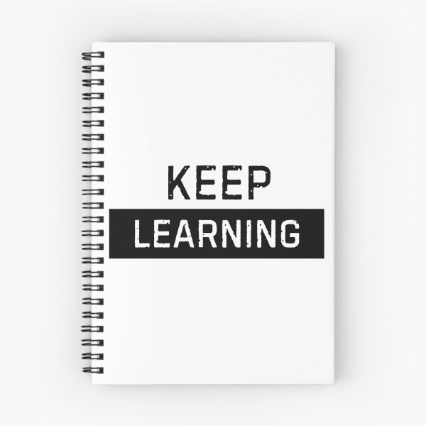 Item preview, Keep Learning Motivational T-Shirt Design designed and sold by paws-studios.