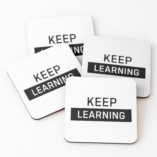 Item preview, Keep Learning Motivational T-Shirt Design designed and sold by paws-studios.
