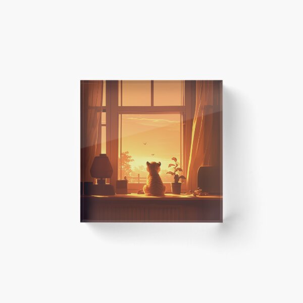 Item preview, Tiger Cub looking through window designed and sold by SMARTKIT  DESIGNAGENCY.