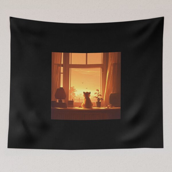 Item preview, Tiger Cub looking through window designed and sold by SMARTKIT  DESIGNAGENCY.
