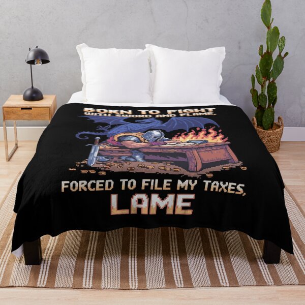 Item preview, Epic Quests & Tax Forms — ‘Born to Fight, Forced to File’ T-shirt designed and sold by skiprender.