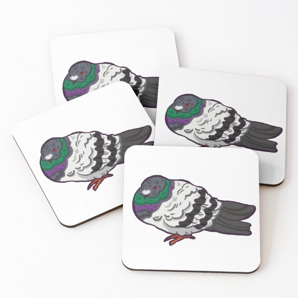 Item preview, Grumpy Cute Little Pigeon Birb designed and sold by Madeleine Sharp.