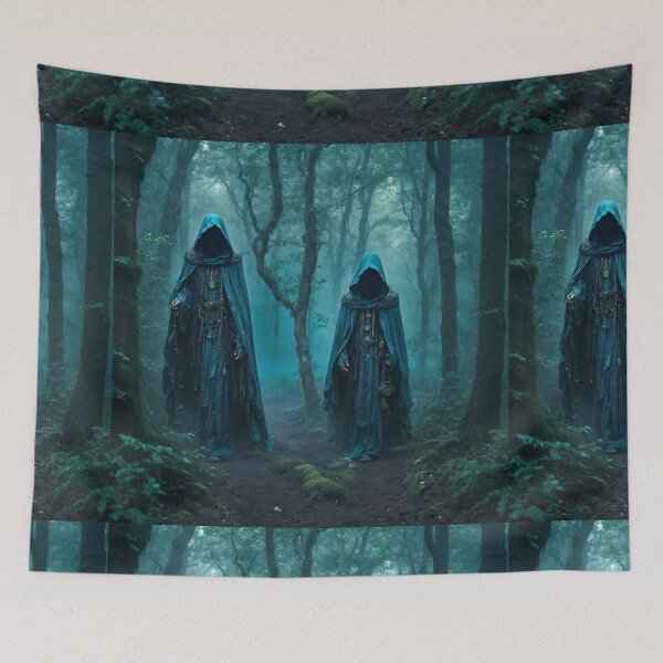 Item preview, A hooded entity roams through a misty designed and sold by TawhidCreation.