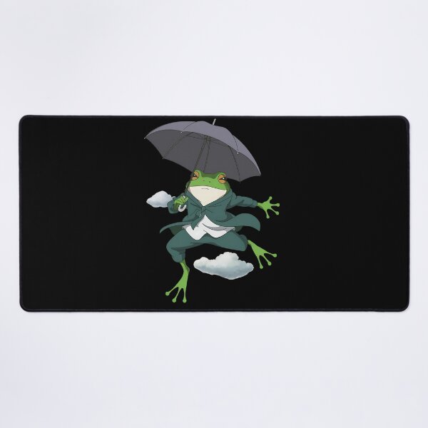 Item preview, Elegant flying frog with umbrella designed and sold by ATOTI.