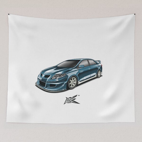 Item preview, toyota corolla e150 blue white  designed and sold by NaquashM.
