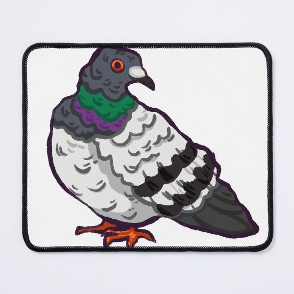 Item preview, Who, Me? Cute Little Pigeon Birb designed and sold by Madeleine Sharp.