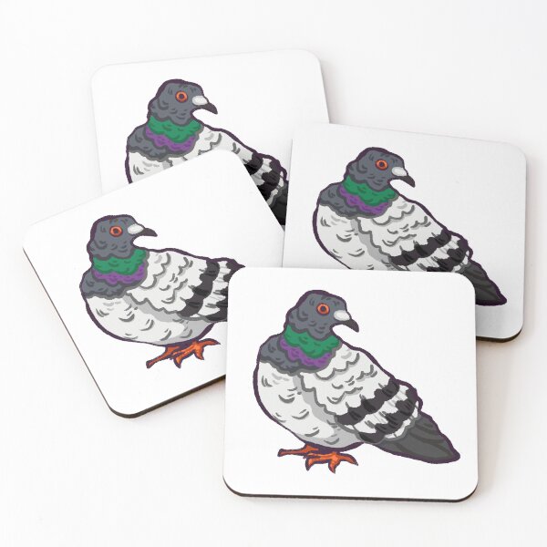 Item preview, Who, Me? Cute Little Pigeon Birb designed and sold by Madeleine Sharp.