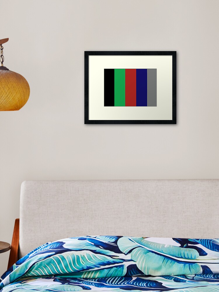 Aperçu 2 sur 7. Impression encadrée avec l'œuvre Mes couleurs préférées créée et vendue par Melissa-A-Art.