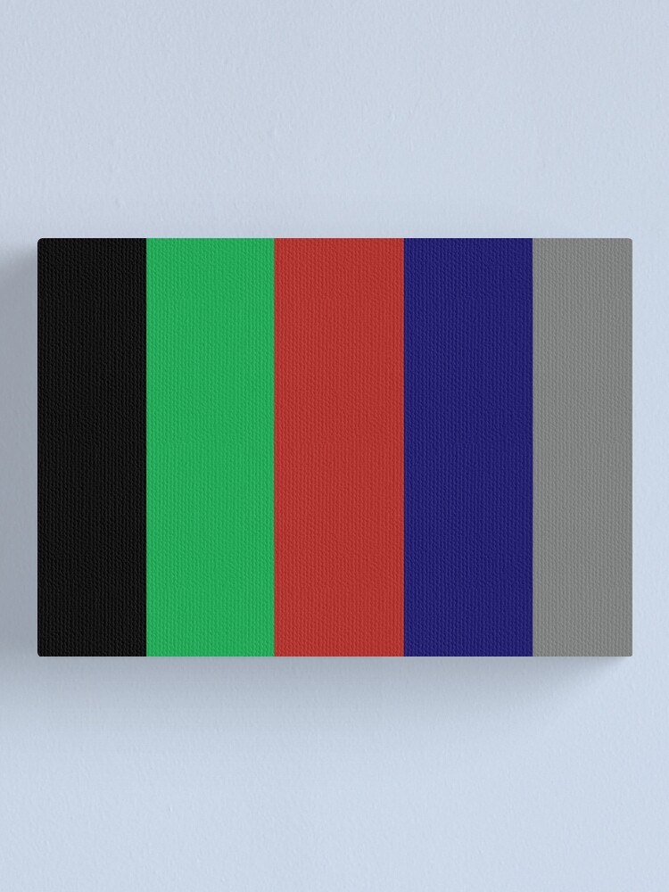 Aperçu 1 sur 3. Impression sur toile avec l'œuvre Mes couleurs préférées créée et vendue par Melissa-A-Art.