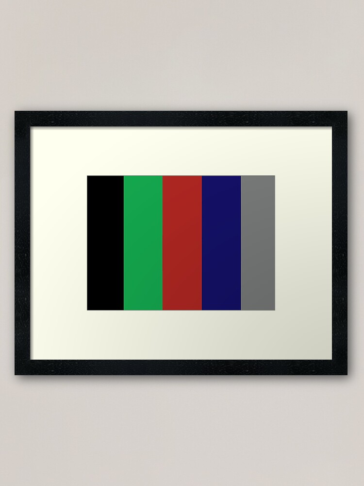 Aperçu 1 sur 7. Impression encadrée avec l'œuvre Mes couleurs préférées créée et vendue par Melissa-A-Art.