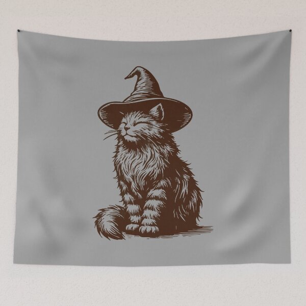 Item preview, Wizard Cat Retro Vintage designed and sold by TomFrontierArt.